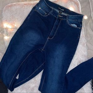 Fashion Nova Dark Denim Jeans *new with tags*